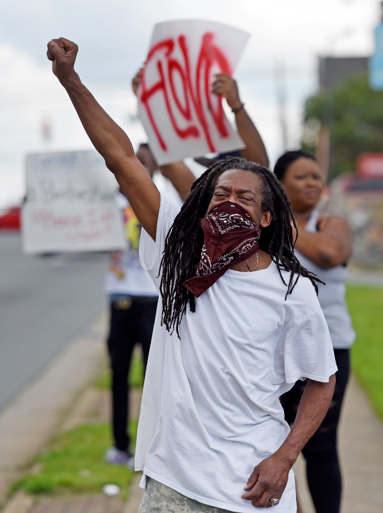 East Winston protest